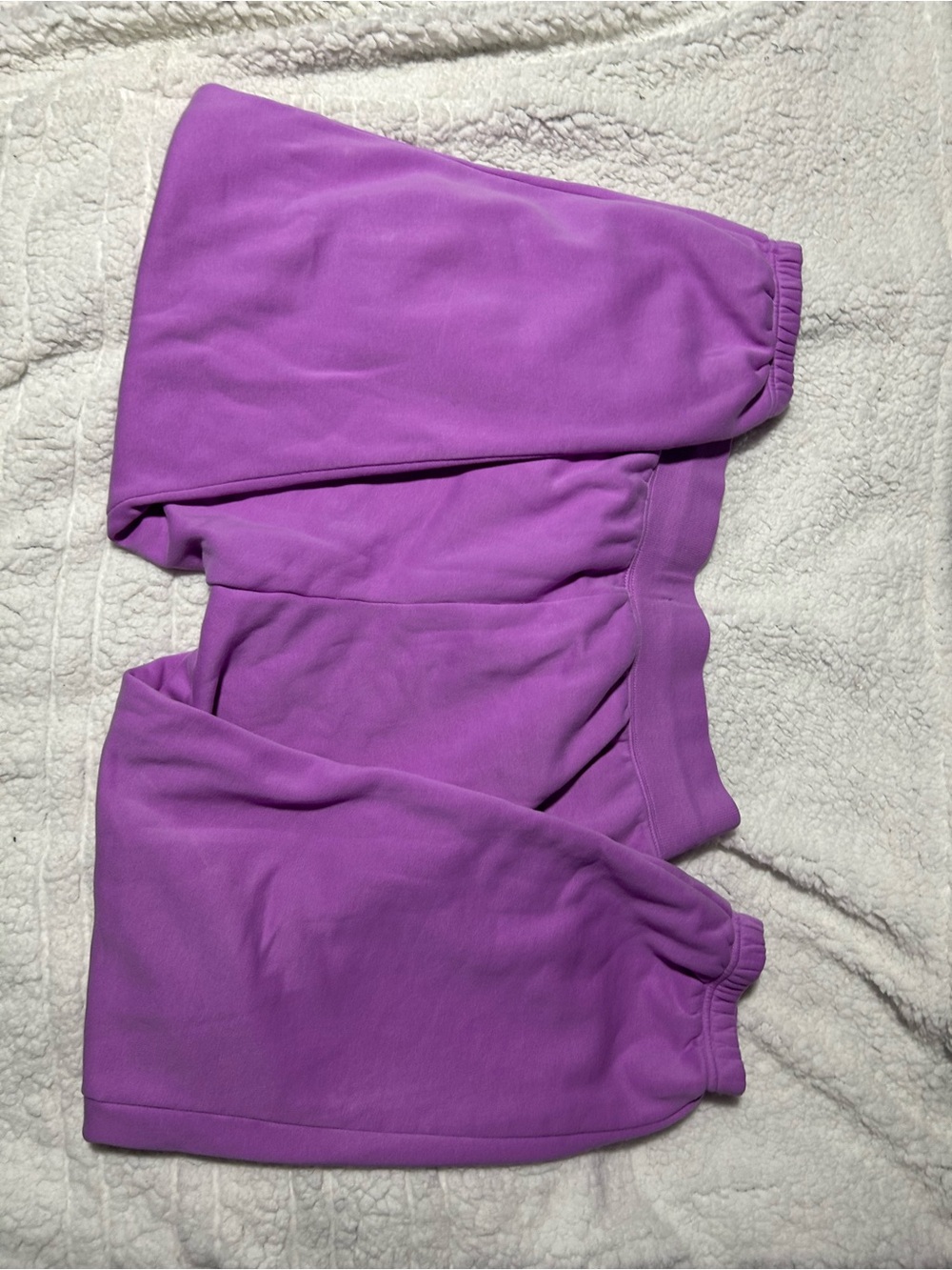 Nike Purple Fleece Joggers Size L 💜 - Picture 7 of 9